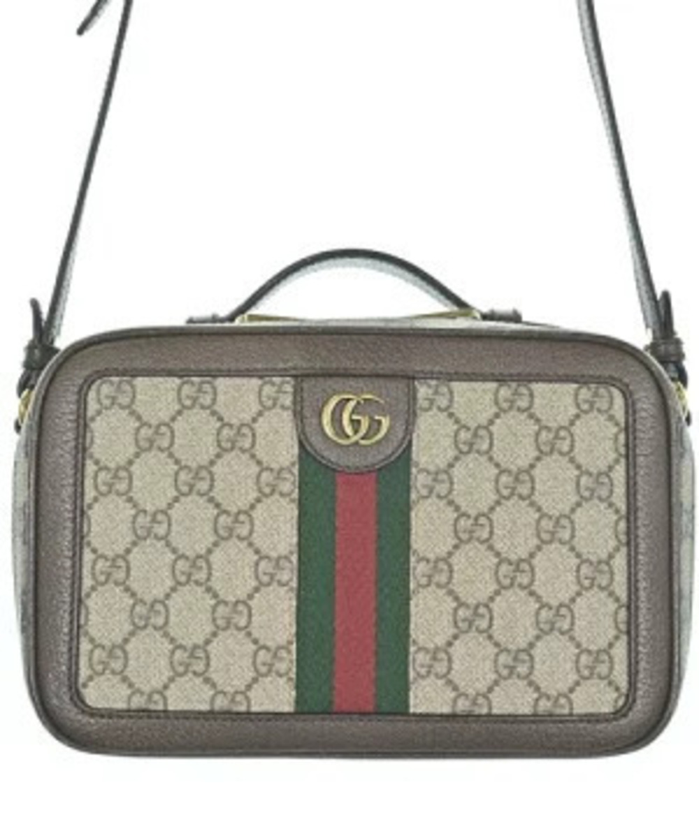 Gucci Ophidia GG Supreme Top Handle Bag monogram Web Brown